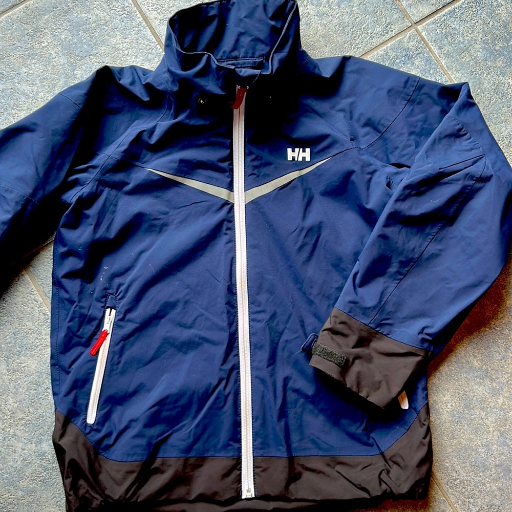Helly Hansen boys rain/wind jacket.  Size 12